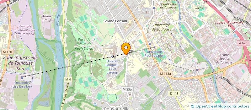 localisation de l'entreprise ASS SANTE PREVENTION EVALUATION  TOULOUSE