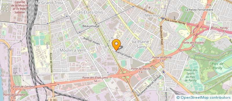 localisation de l'entreprise ASS SANTOR  LYON