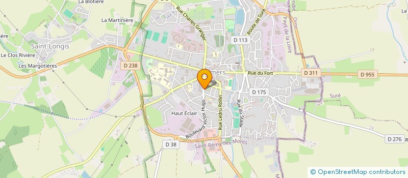 localisation de l'entreprise ASS SAOSNOISE D'INSERTION à MAMERS