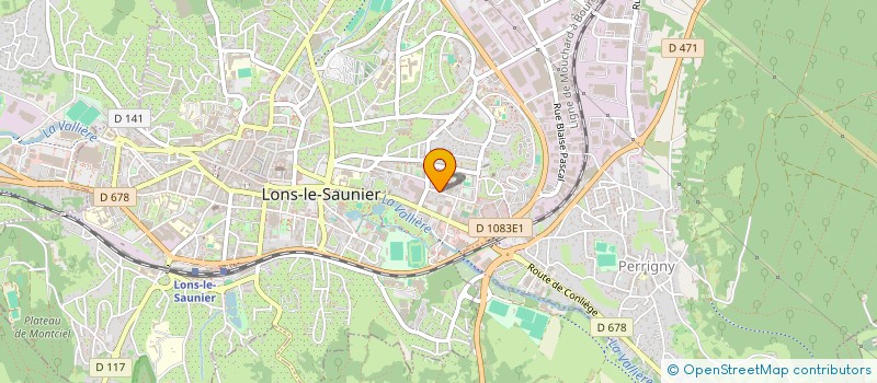 localisation de l'entreprise ASS SAUV DE L'ENFANT A L'ADULTE DU JURA à LONS-LE-SAUNIER