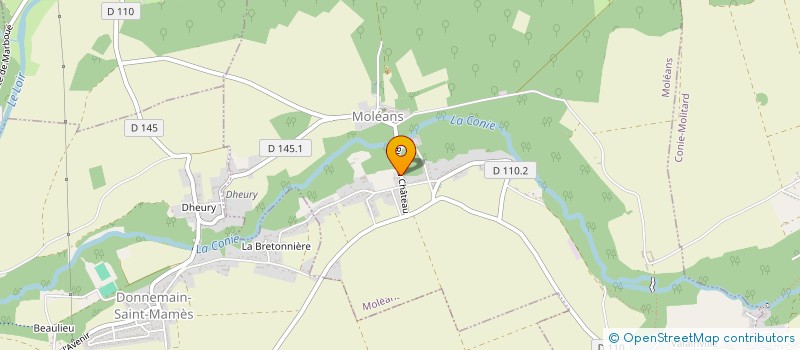 localisation de l'entreprise ASS SAUV MISE EN VALEUR CHATEAU MOLEANS à MOLEANS
