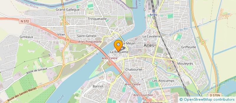 localisation de l'entreprise ASS SAUVE QUI GROOVE à ARLES