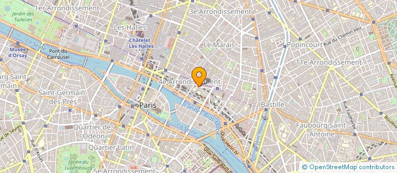 localisation de l'entreprise ASS SAUVEGARD PARIS HISTORIQUE à PARIS