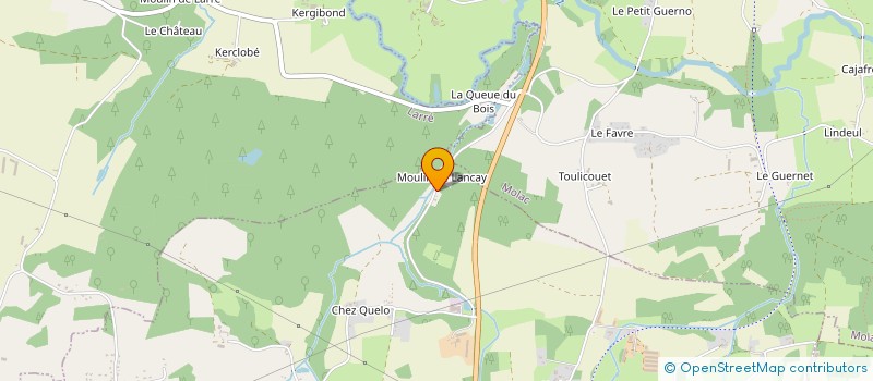 localisation de l'entreprise ASS SAUVEGARDE ANIMATION MOULIN LANCAY  QUESTEMBERT