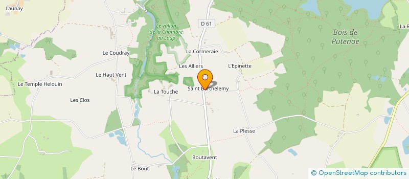 localisation de l'entreprise ASS SAUVEGARDE CLOCHER ST BARTHELEMY à IFFENDIC