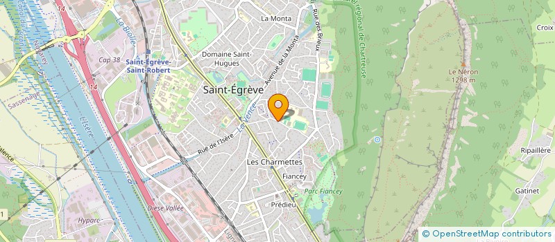 localisation de l'entreprise ASS SAUVEGARDE DEFENSE PATRIMOINE PAYSAG  SAINT-EGREVE