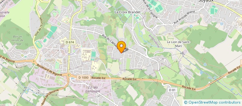 localisation de l'entreprise ASS SAUVEGARDE EGLISE GRANDMONTAINE RAUZ  COMBIERS