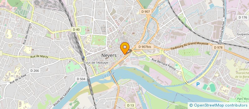localisation de l'entreprise ASS SAUVEGARDE ENFANT ADULTE NIEVRE à NEVERS