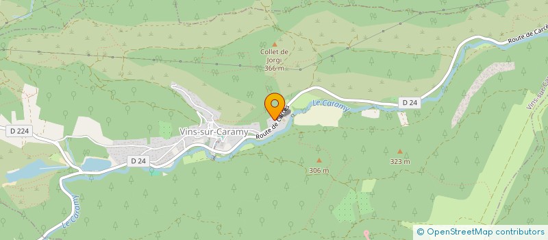 localisation de l'entreprise ASS SAUVEGARDE ET ANIMATION à VINS-SUR-CARAMY