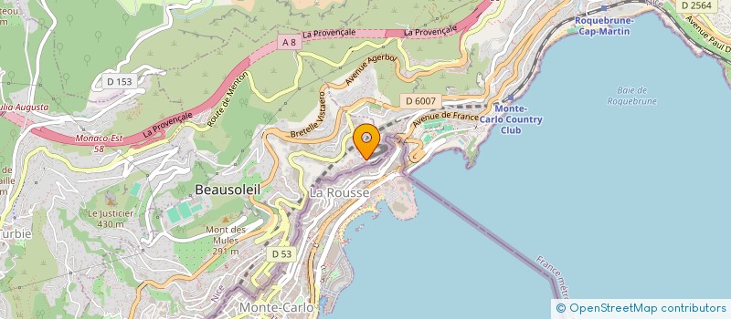 localisation de l'entreprise ASS.SAUVEGARDE ET ENVIRONNEMENT DU TENAO  BEAUSOLEIL