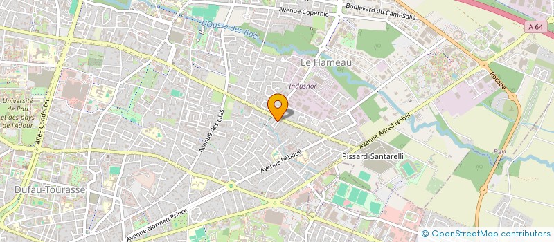 localisation de l'entreprise ASS SAUVEGARDE MOTEURS AERONAUTIQUES à PAU