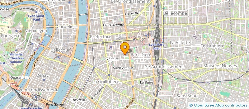 localisation de l'entreprise ASS SAUVEGARDE PATR CULT EGLISE ST SACRE  LYON