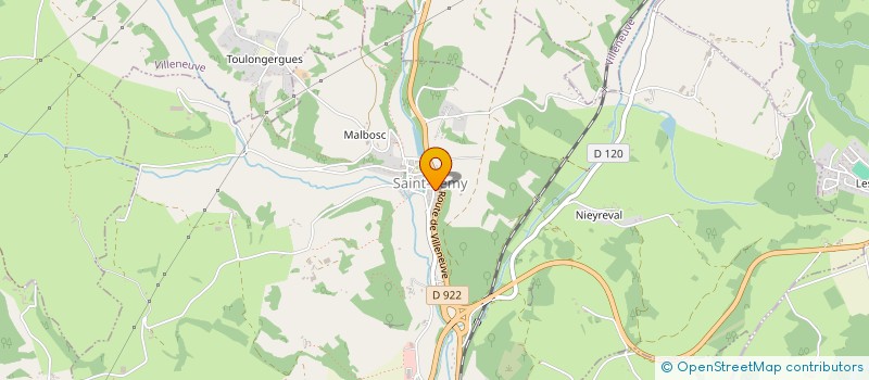 localisation de l'entreprise ASS SAUVEGARDE PATR CULT NATUR MARTIEL  MARTIEL