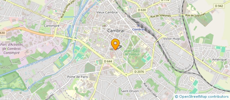 localisation de l'entreprise ASS SAUVEGARDE RAYONNEMENT CATHEDRALE  CAMBRAI