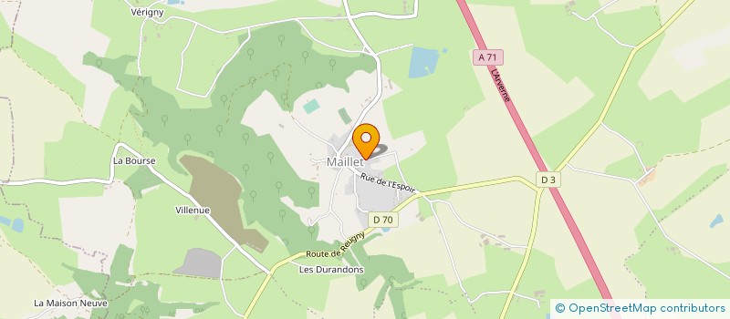 localisation de l'entreprise ASS SAUVEGARDE & RESTAURATION EGLISE SAINT-DENIS  HAUT-BOCAGE