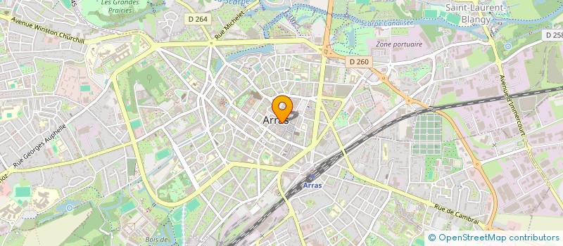localisation de l'entreprise ASS SAUVEGARDE SITES ET MONUMENTS CTRE ARRAS à ARRAS