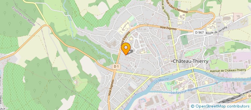 localisation de l'entreprise ASS SAUVETEURS SECOURISTES DE L OMOIS à CHATEAU-THIERRY
