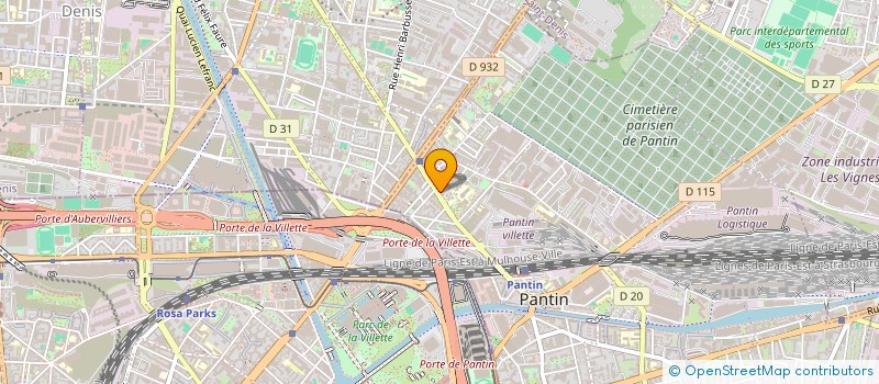 localisation de l'entreprise ASS SAVOIR REUSSITE ET LOISIRS  PANTIN