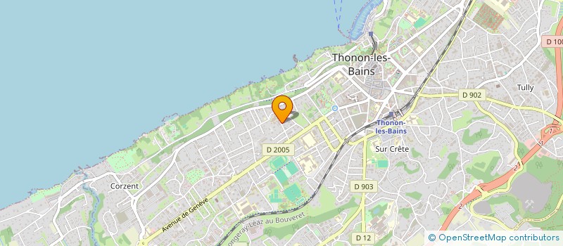 localisation de l'entreprise ASS SAVOYARD MEDAILLES TRAVAIL à THONON-LES-BAINS