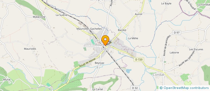 localisation de l'entreprise ASS SCE DE SOINS INFIRMIERS NORD DU LOT  LE VIGNON-EN-QUERCY