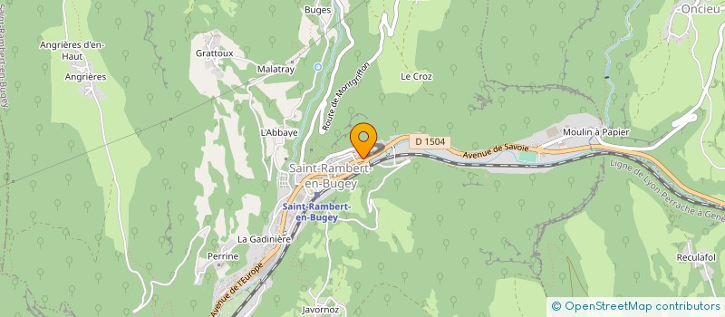 localisation de l'entreprise ASS SCE SOINS DOMICILE VALLEE ALBARINE à SAINT-RAMBERT-EN-BUGEY