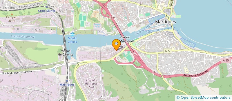 localisation de l'entreprise ASS SCENE OUVERTE  MARTIGUES