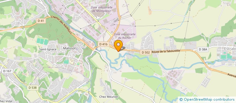 localisation de l'entreprise ASS SCENE RELATION  ESTRABLIN