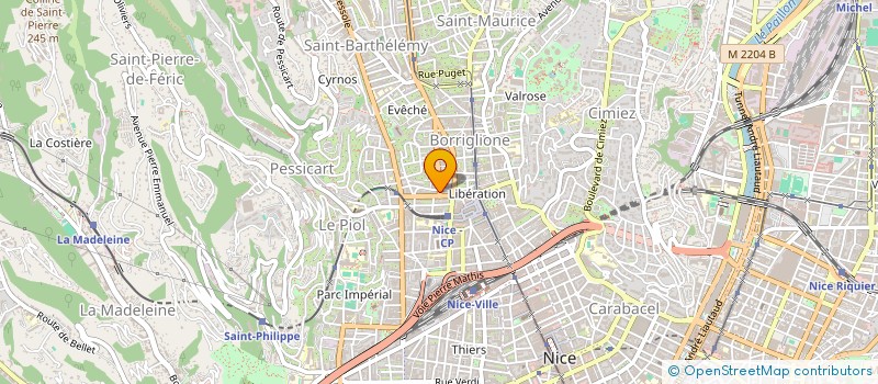 localisation de l'entreprise ASS SCIENCES ACTIONS ENVIRONNEMENT à NICE