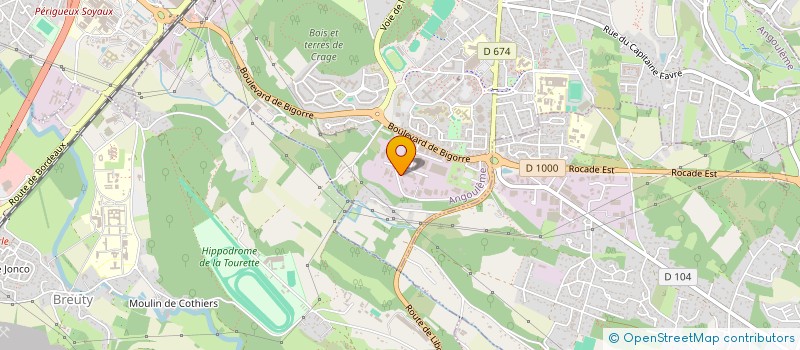 localisation de l'entreprise ASS SCIENTIFIQUE TECHNIQUE à ANGOULEME