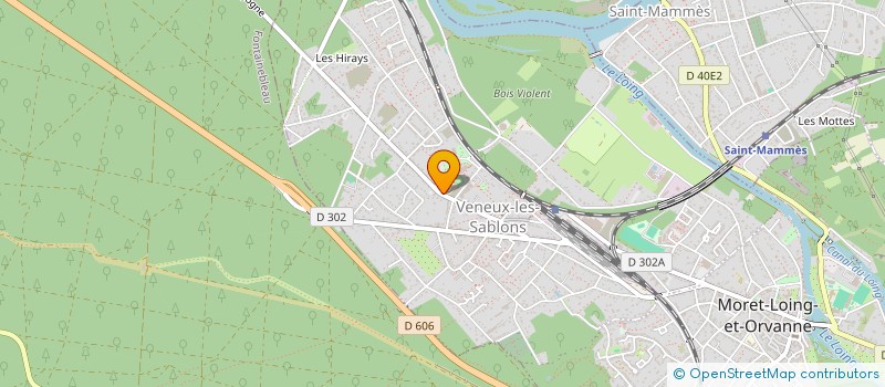 localisation de l'entreprise ASS SCOL CULT SPOR DE L'ECOLE  MORET-LOING-ET-ORVANNE