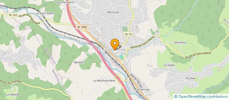 localisation de l'entreprise ASS SCOLA LAIQUE ANIMATI LA FEUILLANTINE à LA FOUILLOUSE