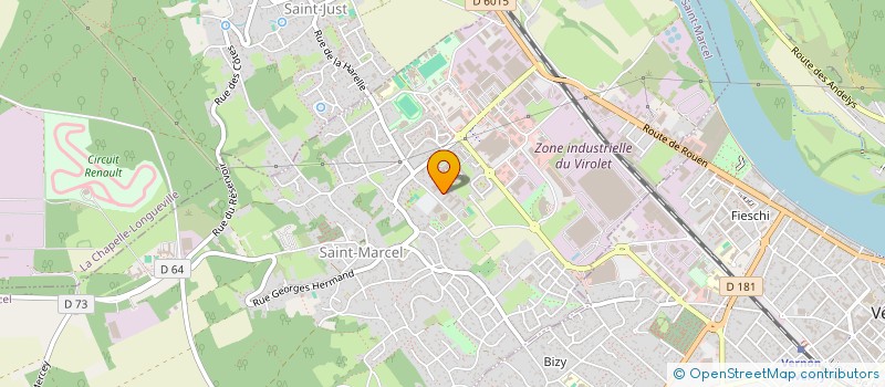 localisation de l'entreprise ASS SCOLAIRE ECOLE JULES FERRY à SAINT-MARCEL