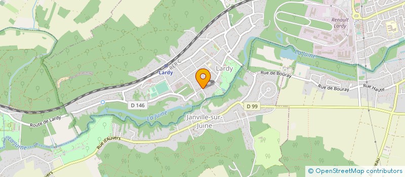 localisation de l'entreprise ASS SCOLAIRE PRIVEE STE ERNESTINE à LARDY
