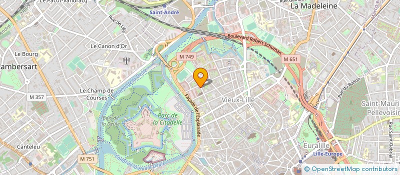 localisation de l'entreprise ASS SCOLAIRE SPORT ADAPTE DEFICIENTS VISUELS à LILLE