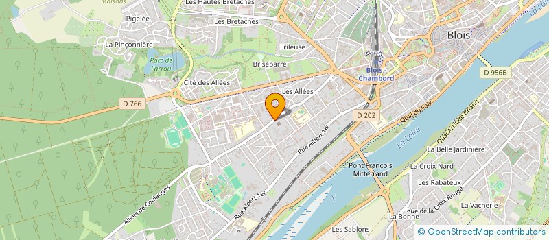 localisation de l'entreprise ASS SCOLAIRE ST PIERRE  BLOIS