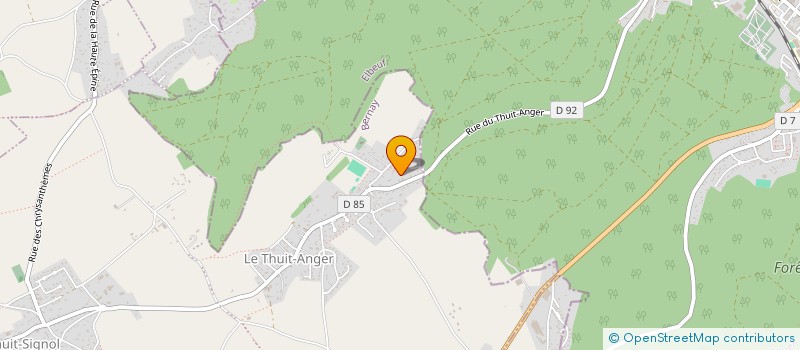 localisation de l'entreprise ASS SCOLAIRE THUIT SIMER ET BOIS NORMAND à LE THUIT DE L'OISON