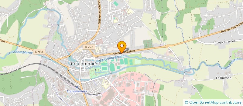 localisation de l'entreprise ASS SCOUTE EXPLORATEURS ET AVENTURIERS à COULOMMIERS