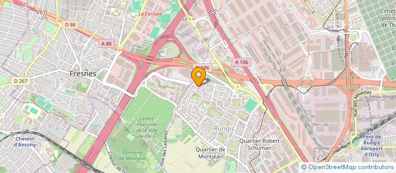 localisation de l'entreprise ASS SCOUTS ET GUIDES SAINT BENOIT  RUNGIS