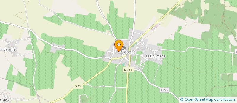 localisation de l'entreprise ASS SECONDE VIE à SIGOGNE