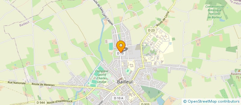 localisation de l'entreprise ASS SECOUR FRANC CROIX BLANCHE BAILLEUL à BAILLEUL