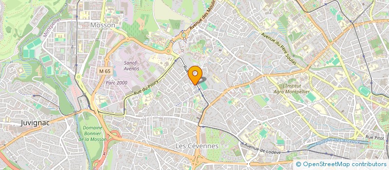 localisation de l'entreprise ASS SECOURS A LA DETRESSE MENTALE à MONTPELLIER
