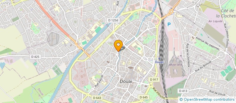 localisation de l'entreprise ASS SECOURS RADIO ASSISTANCE à DOUAI