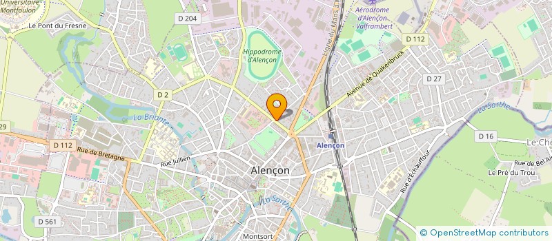 localisation de l'entreprise ASS SECRETAIRES DE MAIRIE DE L'ORNE à ALENCON