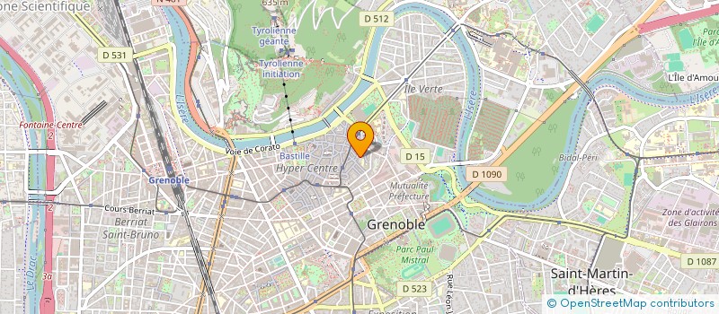 localisation de l'entreprise ASS SECRETARIAT JURIS DAUPHINE à GRENOBLE