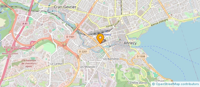 localisation de l'entreprise ASS SECTION AMIS DE LA NATURE à ANNECY