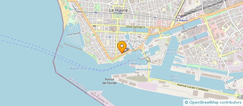 localisation de l'entreprise ASS  SECTION SUBAQUATIQUE LEO LAGRANGE  LE HAVRE