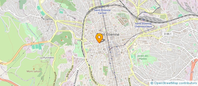 localisation de l'entreprise ASS SECUNDA FORTUNA à SAINT-ETIENNE