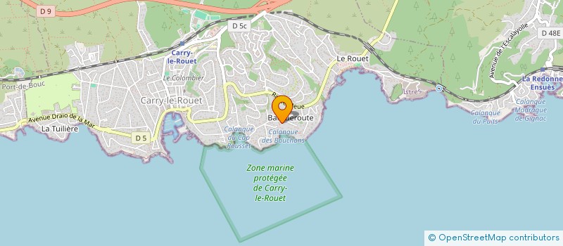 localisation de l'entreprise ASS SECURITE PLAISANCE INTERNATIONALE  CARRY-LE-ROUET