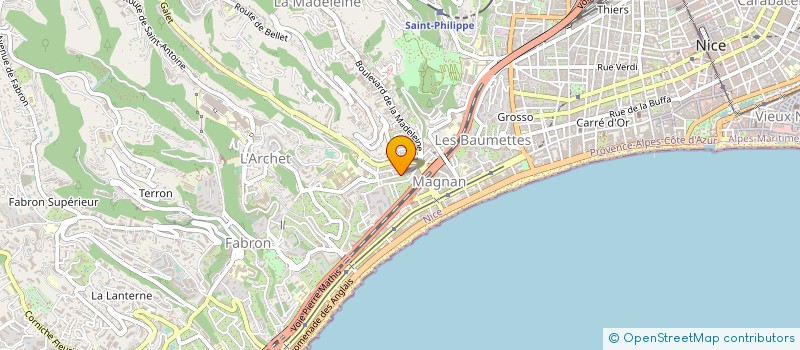 localisation de l'entreprise ASS SECURITE POUR TOUS à NICE