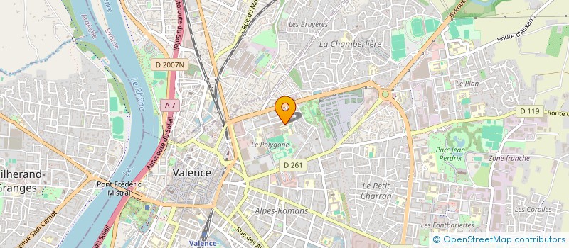 localisation de l'entreprise ASS SECURITE SAUVETAGE AQUATIQUE à VALENCE